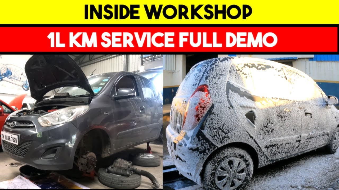 Car service live | 1L KM completion service demo | Car Service எப்படி செய்கிறார்கள்   | GoMechanic