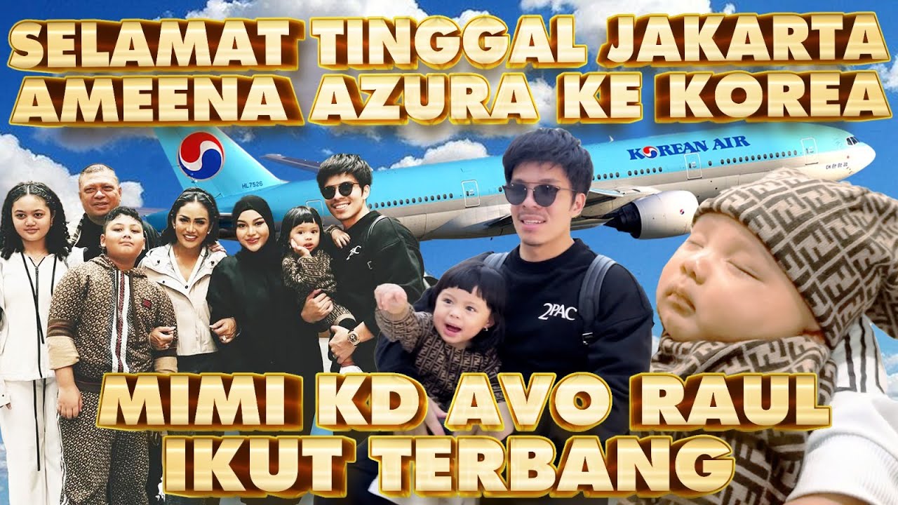 AMEENA AZURA KE KOREA!! MIMI KD AVO RAUL IKUT!? #TAFKOREANTRIP