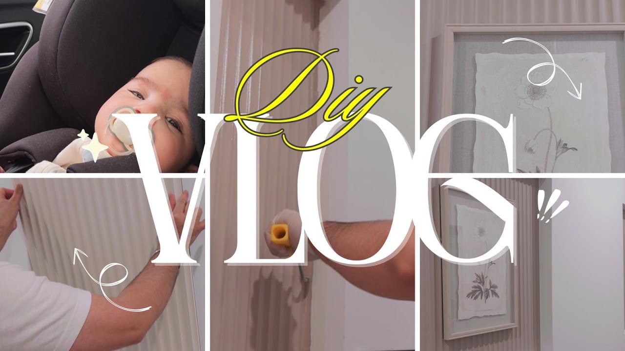 First Time DIY on Niche Walls at Home I  Wall Panels & Frames Turned Out INSANE!