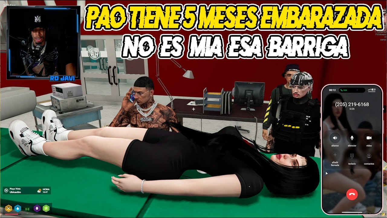 RDJavi: Pao Tiene 5 Meses Embarazada No Es Mia esa Barriga