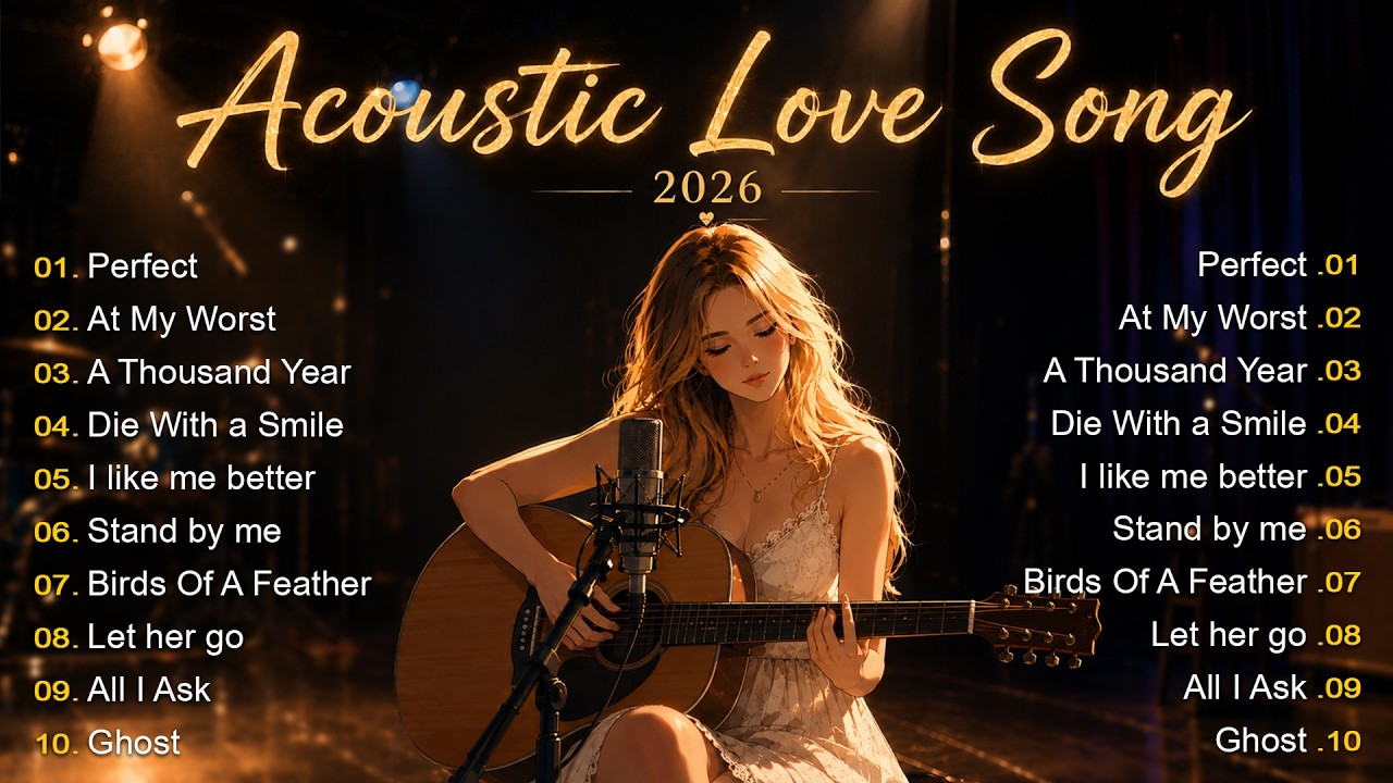 🌸New Trending Acoustic Love Songs 2026 Cover🎧Best Trending Pop Music Collection 2026