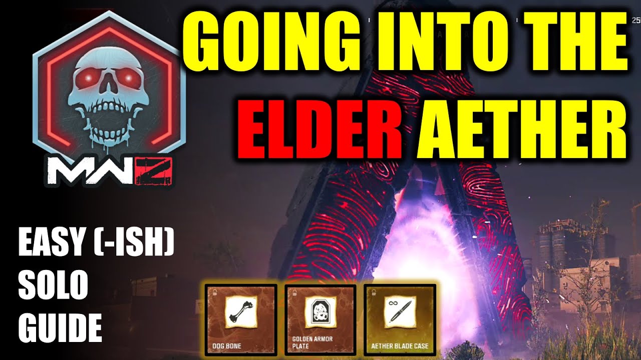 COD MW3 Zombies, Going into the Elder Aether, Solo guide