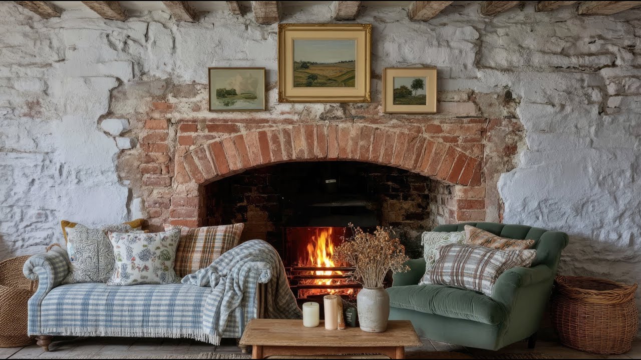 Inside a Charming English Country Farmhouse Warm Vintage Interior Inspiration