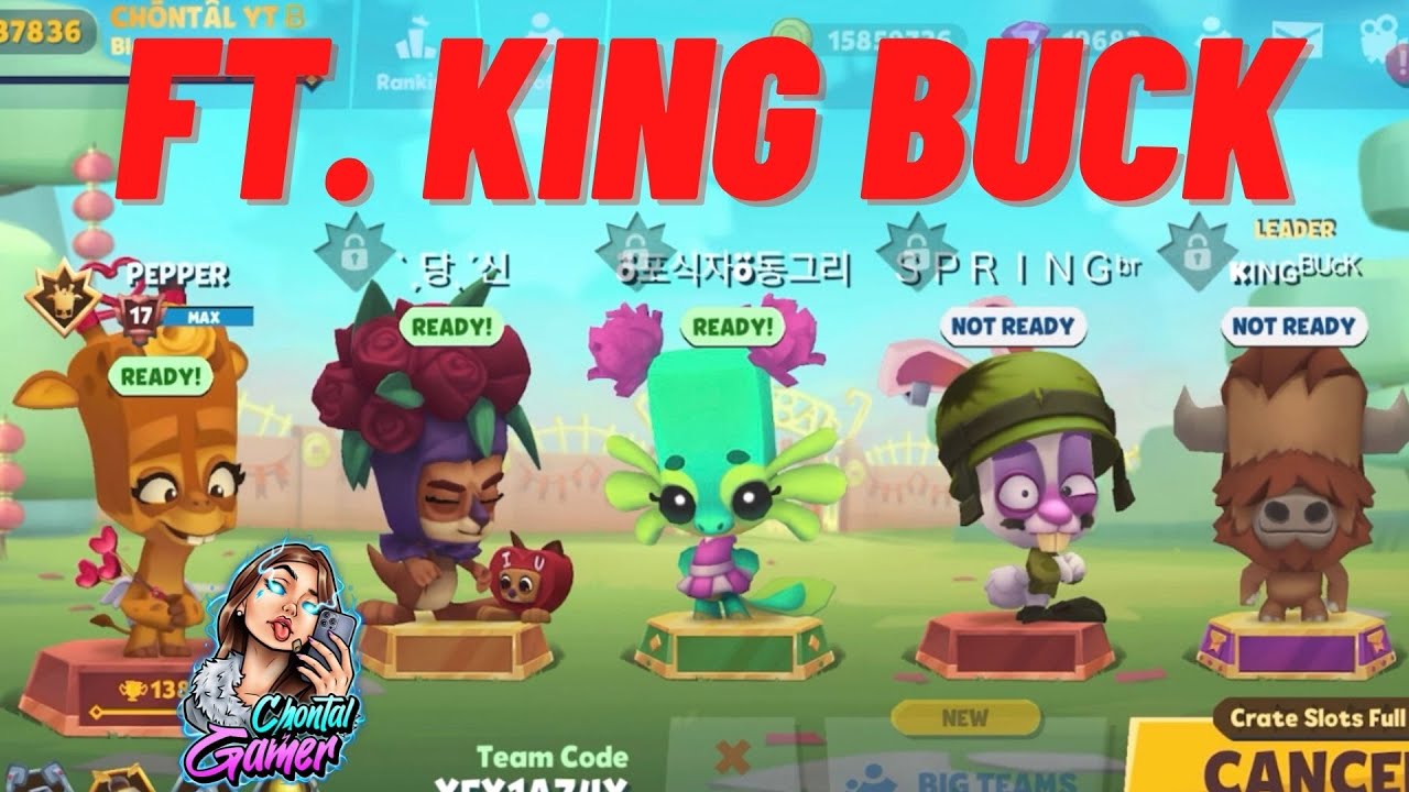 Zooba High Level Squad Gameplay FT. King Buck! Thank you 6000!