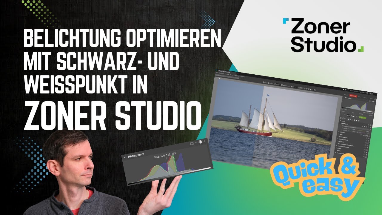 Zoner Studio - Quick & Easy: Belichtung optimieren mit Schwarz- und Weißpunktregler