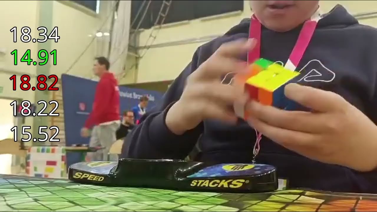 Rubik's cube PR Avarage 17.36 | CFL Rogów 2026