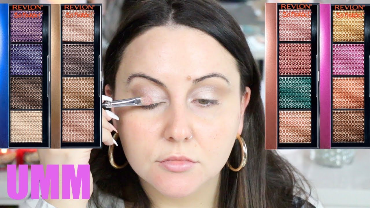 *NEW* REVLON SO FIERCE PRISMATIC SHADOW PALETTE REVIEW!