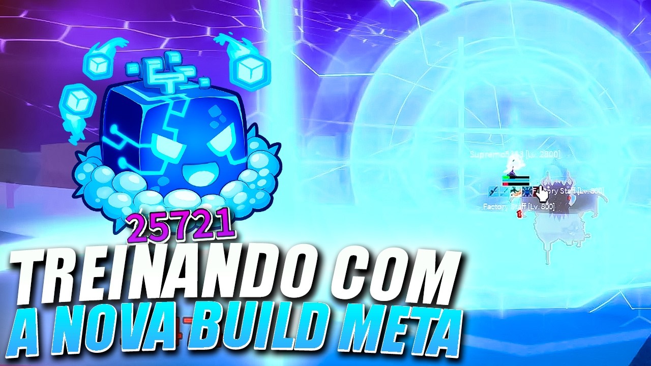 TREINEI COM A NOVA BUILD META EM PVP NO BLOX FRUITS!!!