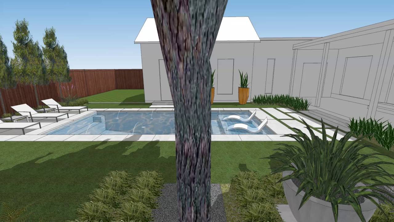 Northwest Dallas Modern Play Pool