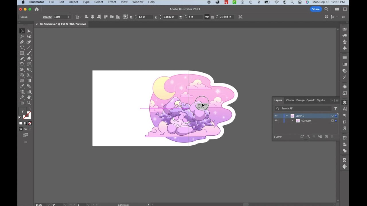 Exporting Print-Then-Cut Images in Adobe Illustrator for Cricut Design Space