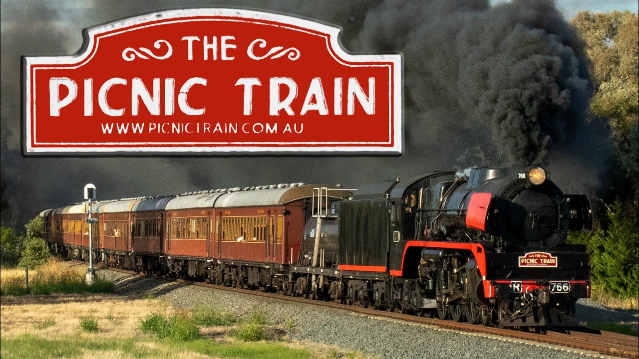 R766 on the Victorian Border | The Picnic Train's Albury Steam Shuttles