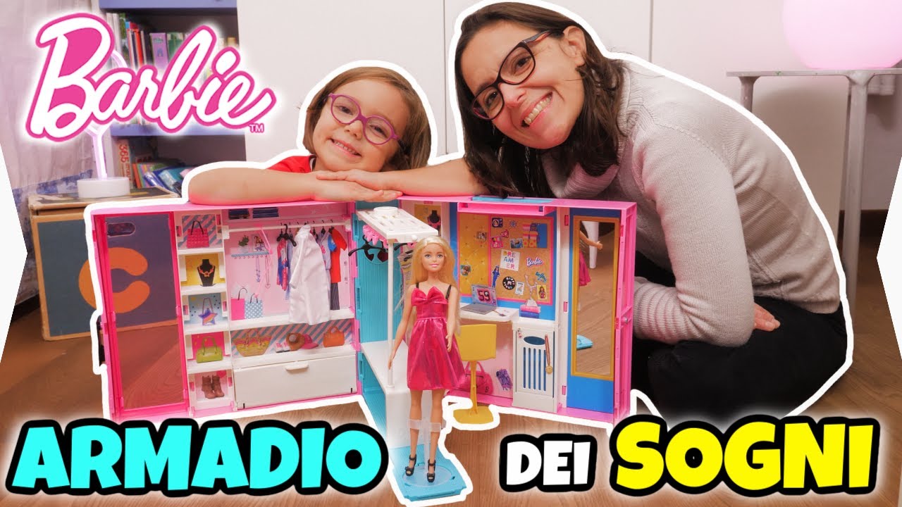 Apriamo l'ARMADIO DEI SOGNI DI BARBIE con 4 Look per Matilde