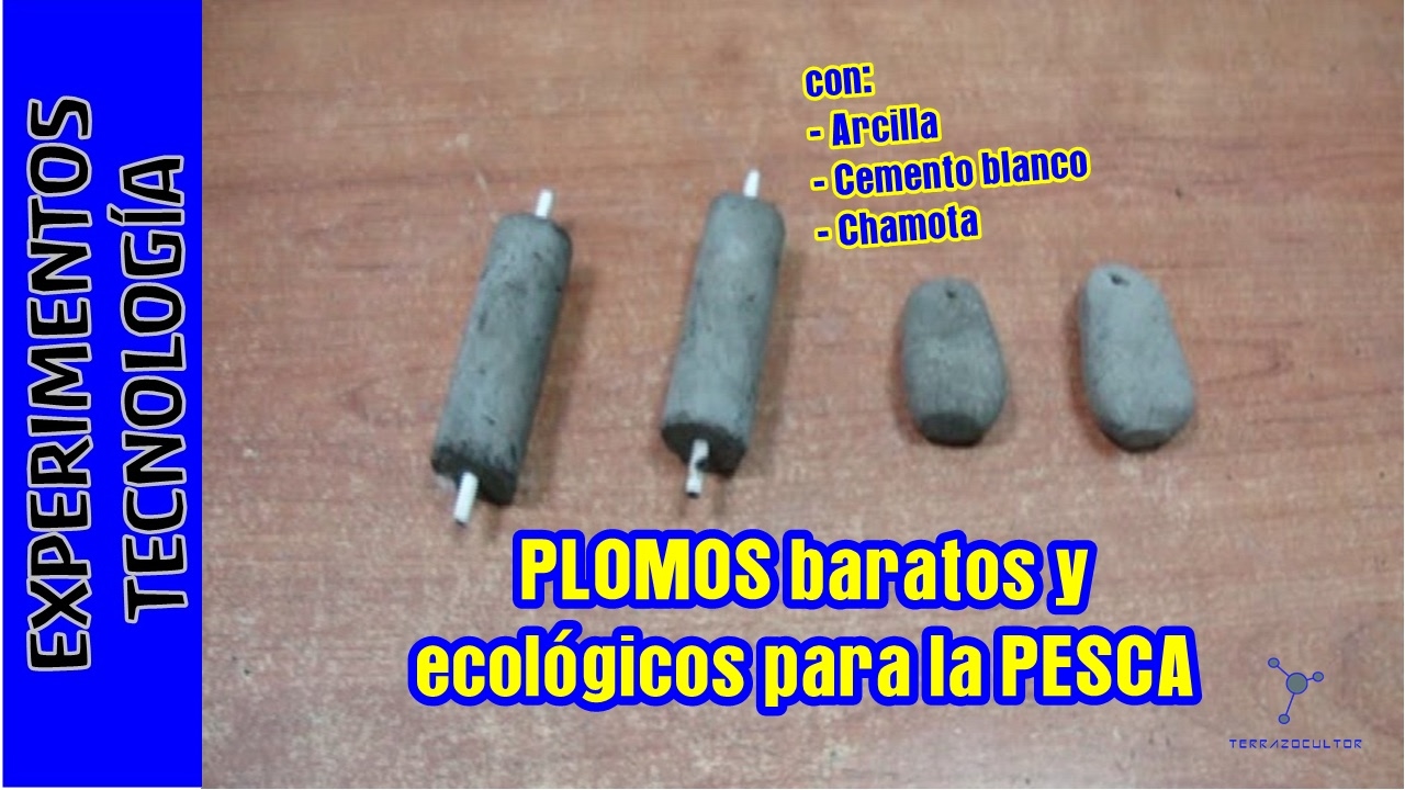 Plomos baratos y ecológicos para la Pesca