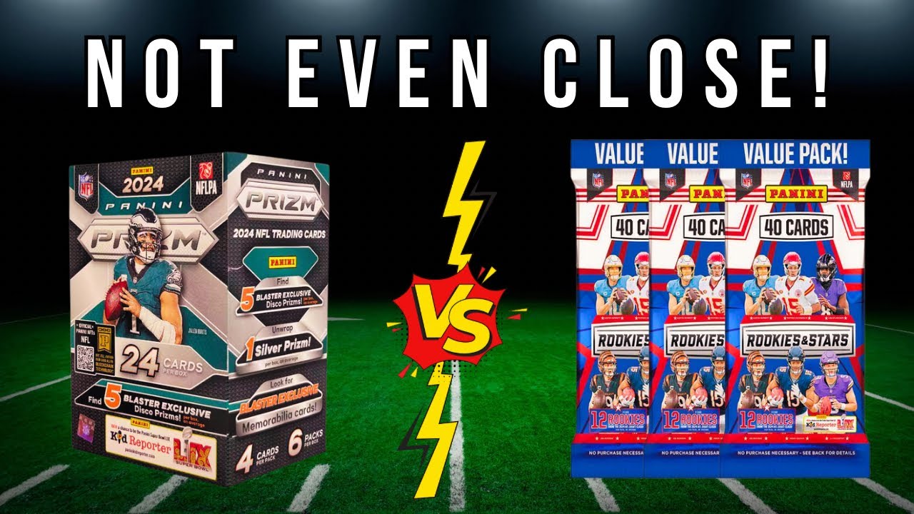 2024 NFL Panini Prizm Blaster VS 2024 Rookies & Stars Value Packs! (Case Hit)