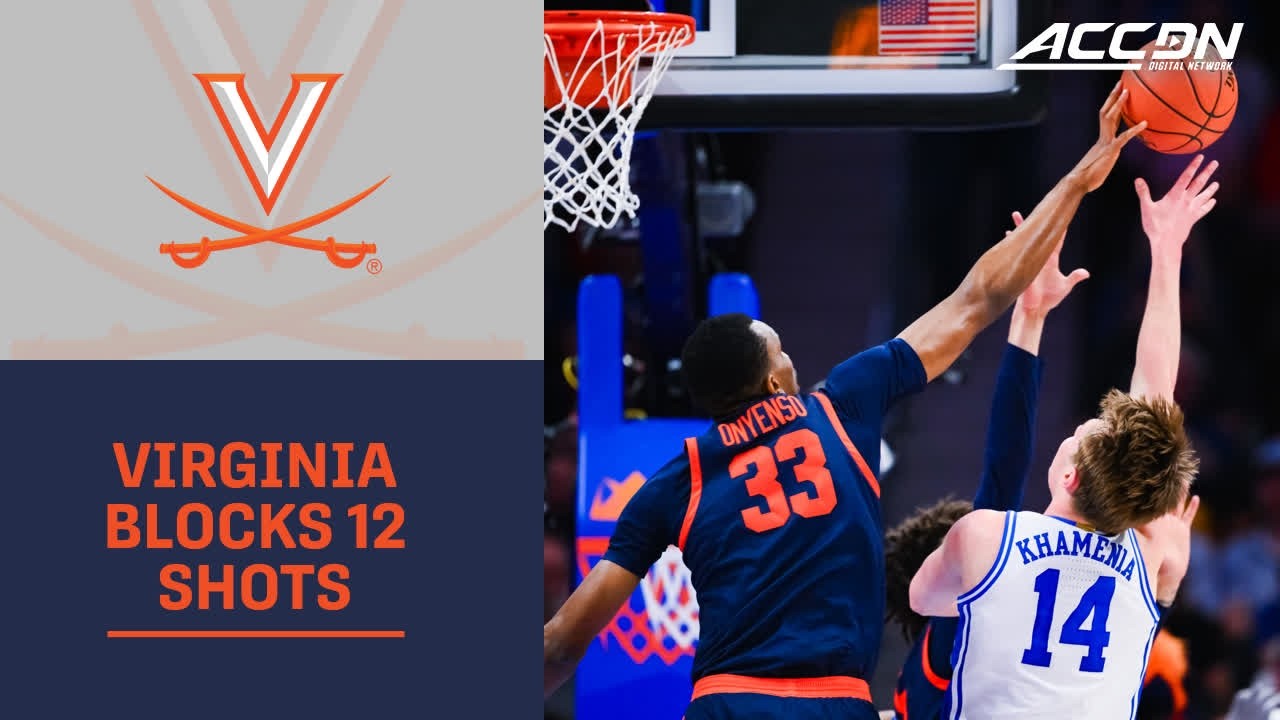 Virginia Blocks 12 Shots In ACC Championship Game