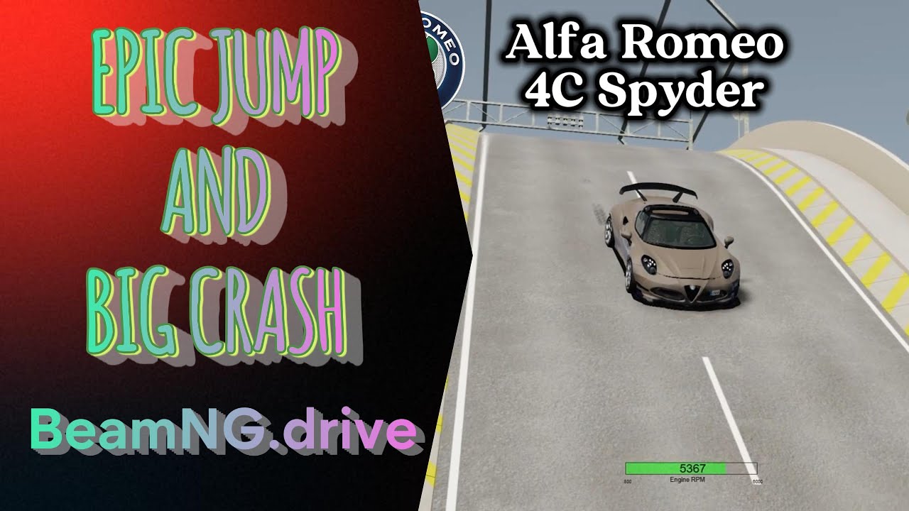 BeamNG.drive | EPIC JUMP AND BIG CRASH 🚗💥 | #70