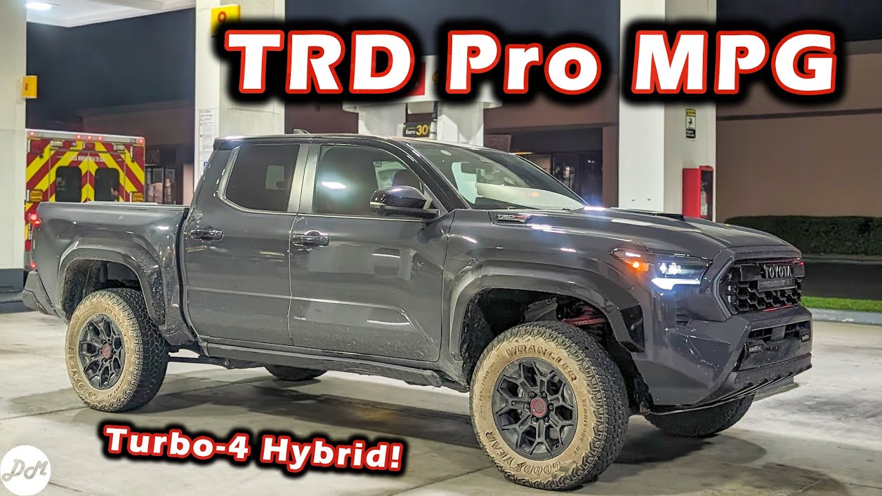 2024 Toyota Tacoma TRD Pro – MPG Test | Highway Fuel Economy & Real-world Range