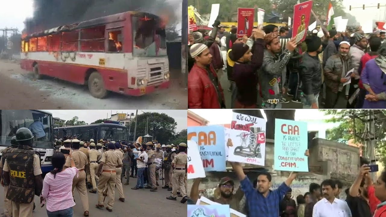 Simultaneous Protests Across Country Over Citizenship Act