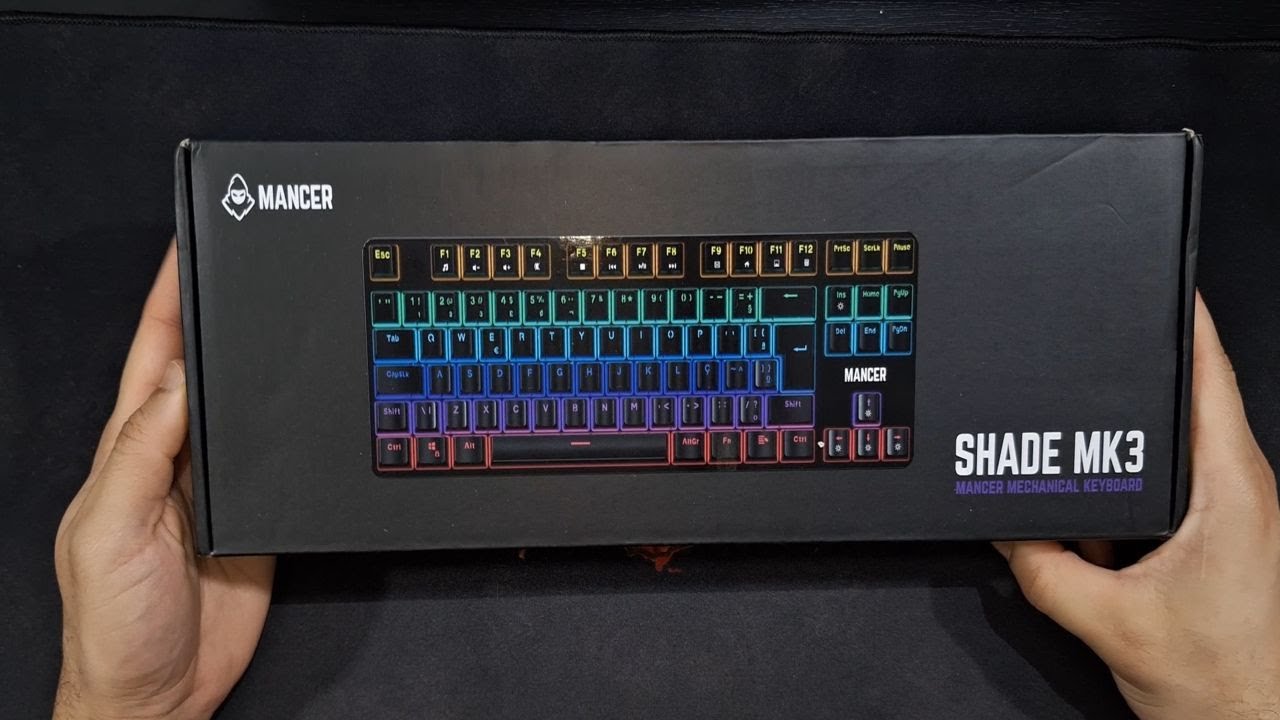 O teclado mecânico MAIS BARATO que já testei (Unboxing + Primeiras Impressões) -  Shade MK3 R$100
