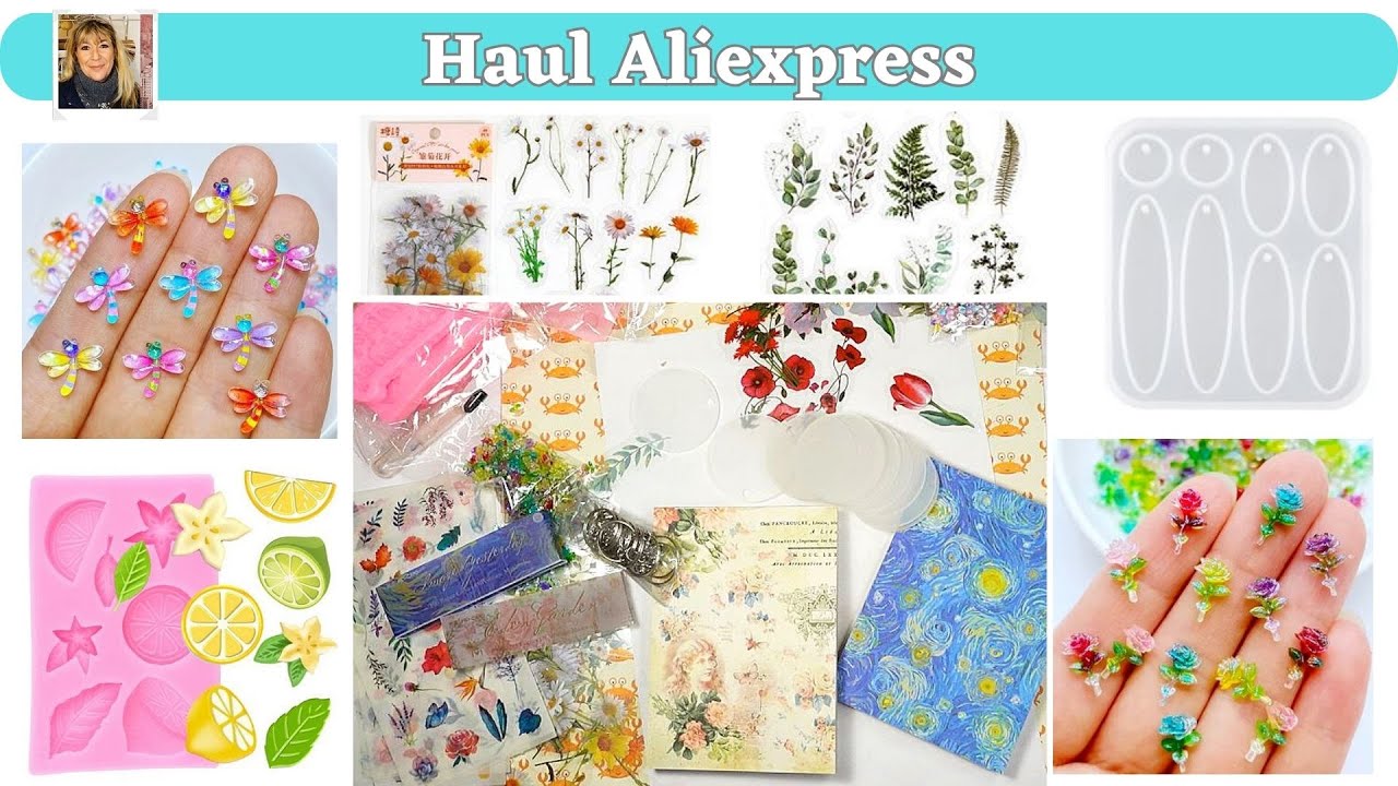 Nouveau Haul Aliexpress : Stickers, Moules, Papier et Plus !!