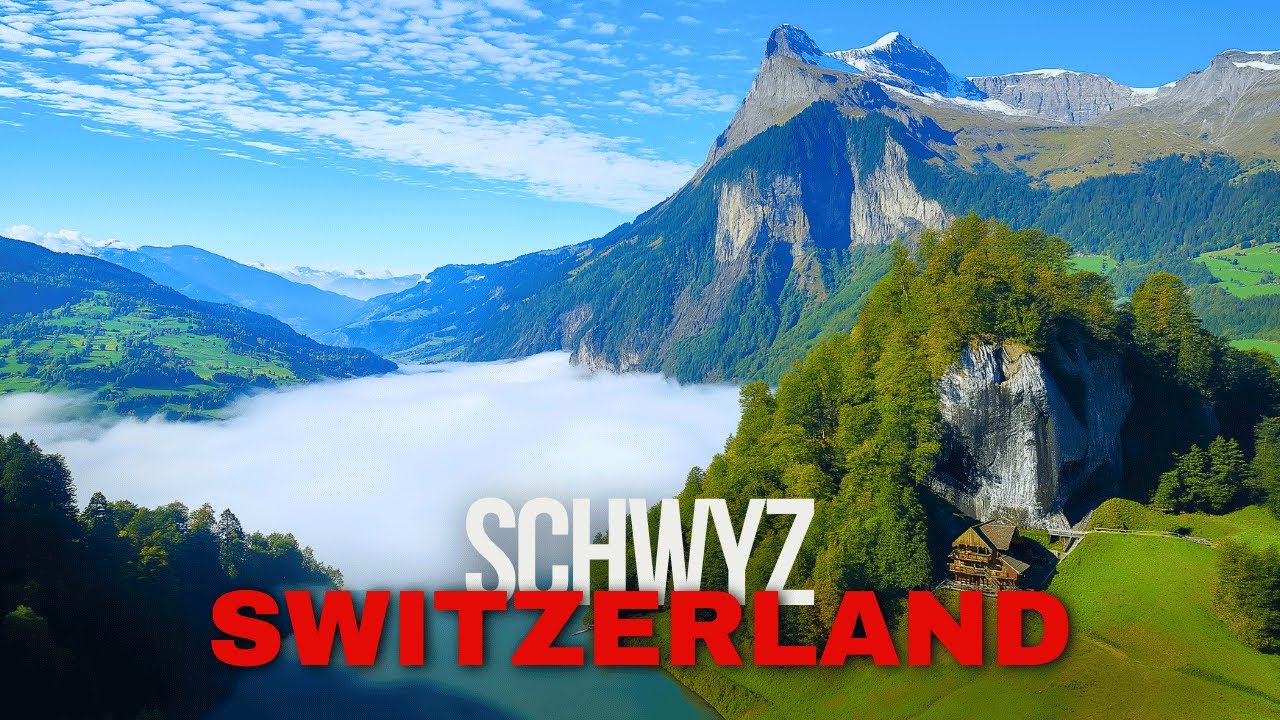 An Aerial journey view of Switzerland Heaven on Earth 🇨🇭