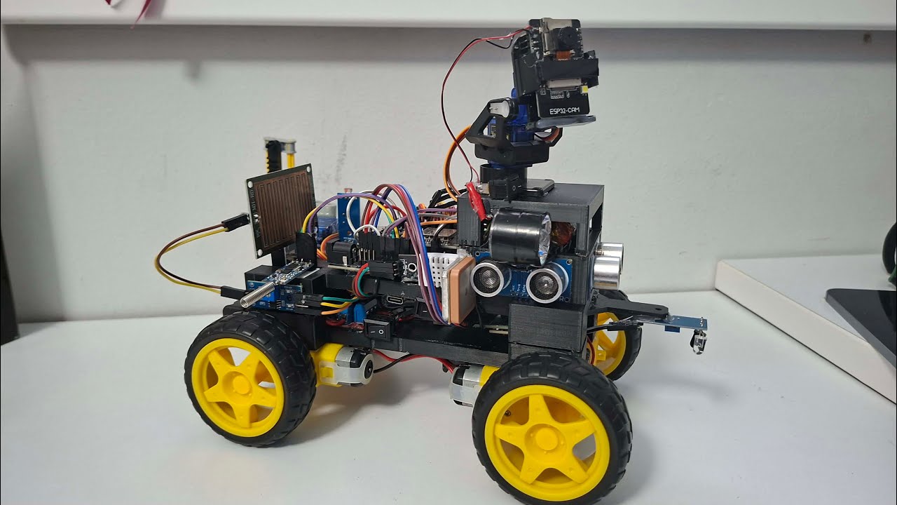 Видеообновление робота-машины на базе ESP32 | Новые функции