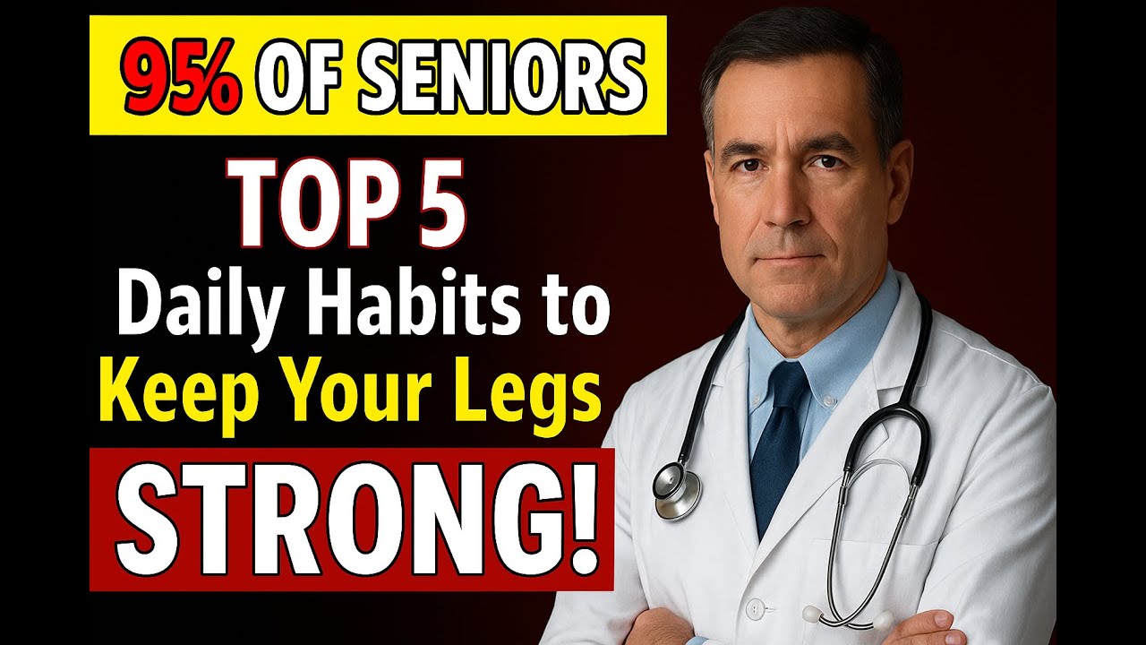 Top 5 Daily Habits to Keep Your Legs Strong! Prevent Leg Cramps in Seniors