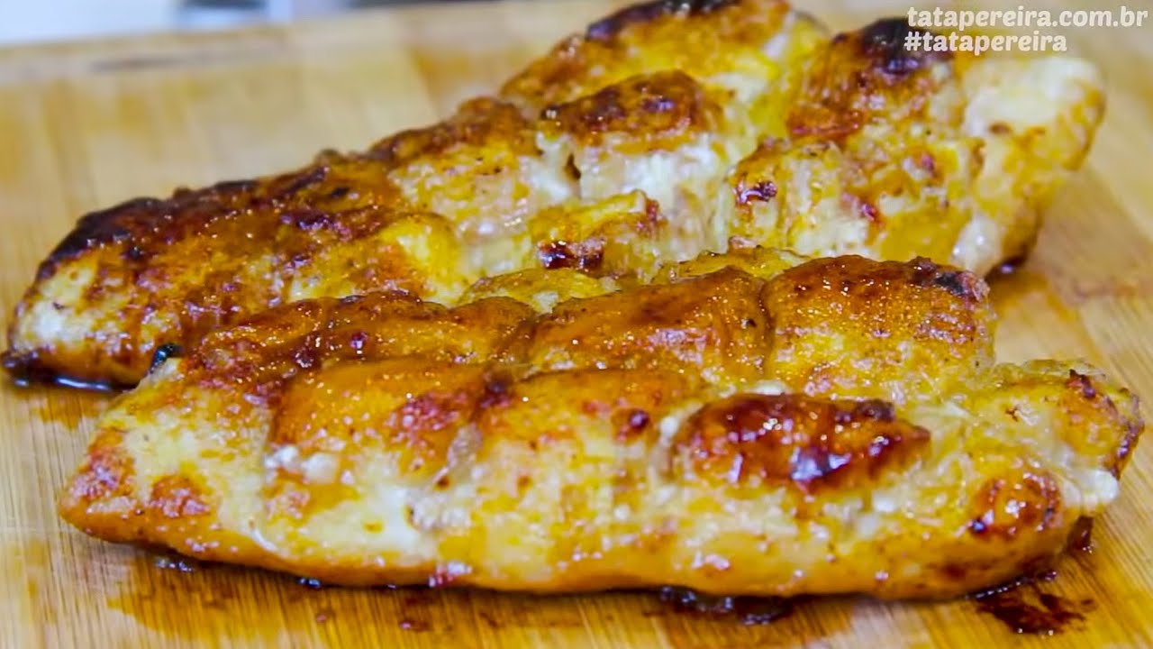 FIZ PEITO DE FRANGO suculento receita de restaurante ARRASE NA SUA CASA