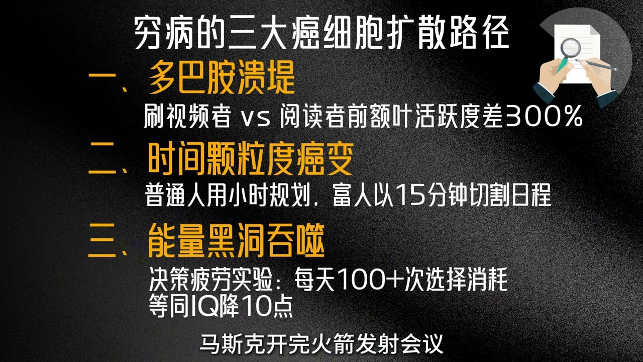 穷的原因有很多原因 #认知#个人管理#商业#硬核老姚