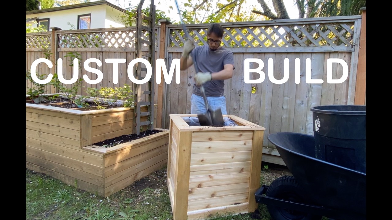 How to Build a Cedar Garden Planter Box