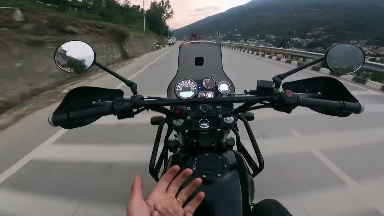 New HandleBar For Himalayan From @ArtofMotorcycles