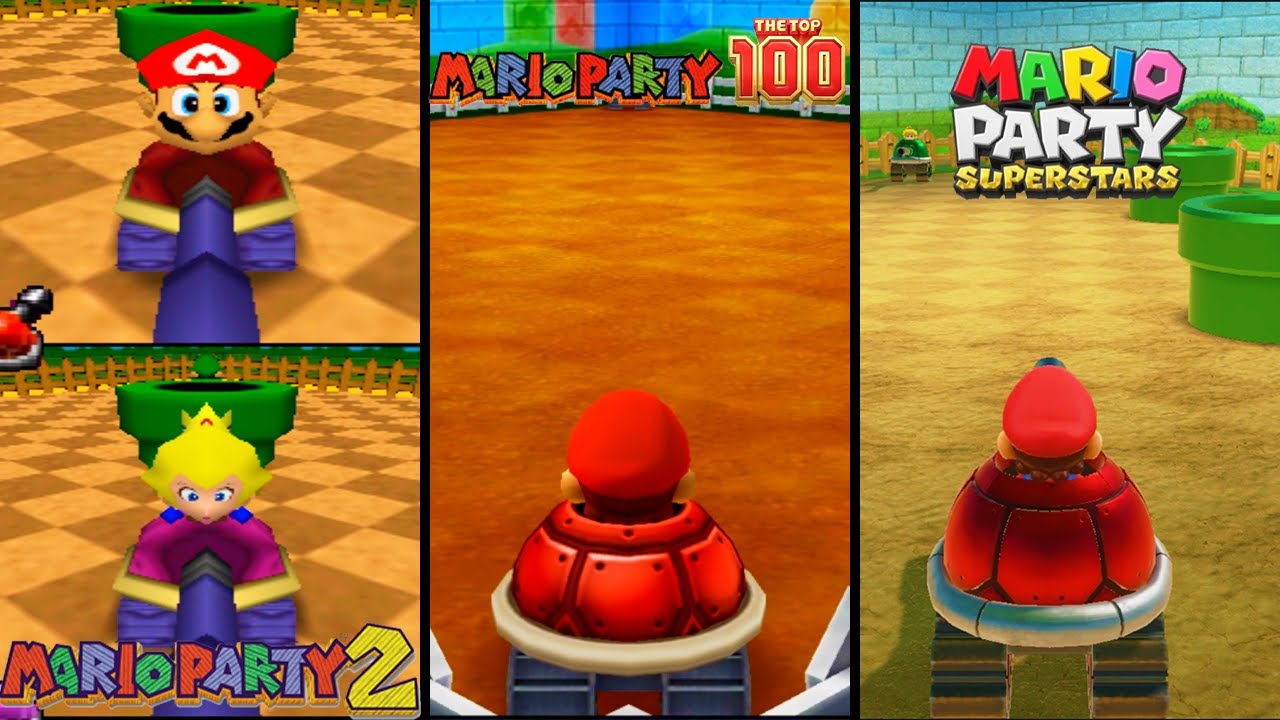 Evolution of Shell Shocked Minigames in Mario Party (1999-2021)
