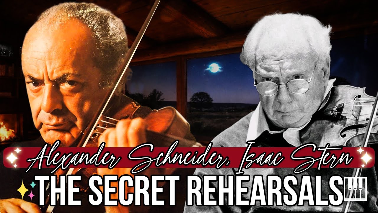 Behind the Scenes The Fiery Friendship of Isaac Stern & Alexander Schneider 🔥