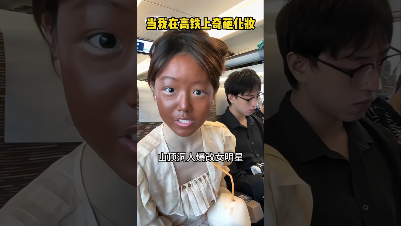 This girl turn Train into a makeup room 🤯~mini wood toy-woodworking art skill/wood hand 