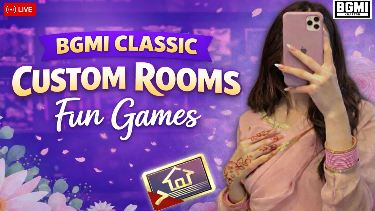🔴BGMI LIVE -FREE ENTRY CLASSIC ROOMS|WIN CASH PRICE'S| GIRL GAMER|CUSTOM ROOMS#bgmi #classic #rooms