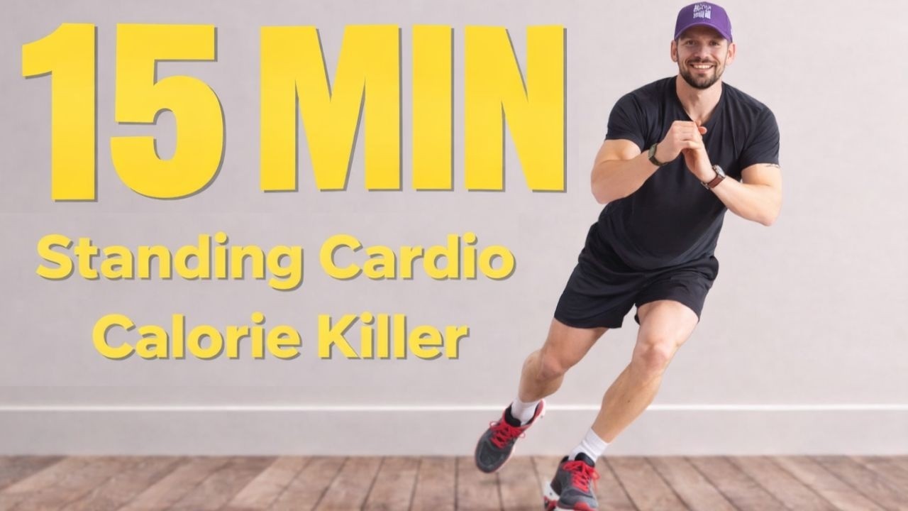 15 MIN CALORIE KILLER NO EQUIPMENT WORKOUT FULL BODY - HIIT