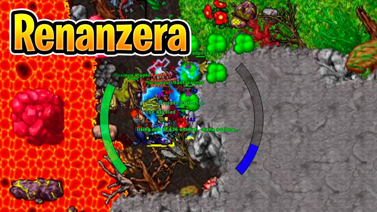 Renanzera da aula a oponente - Tibia #GameLab