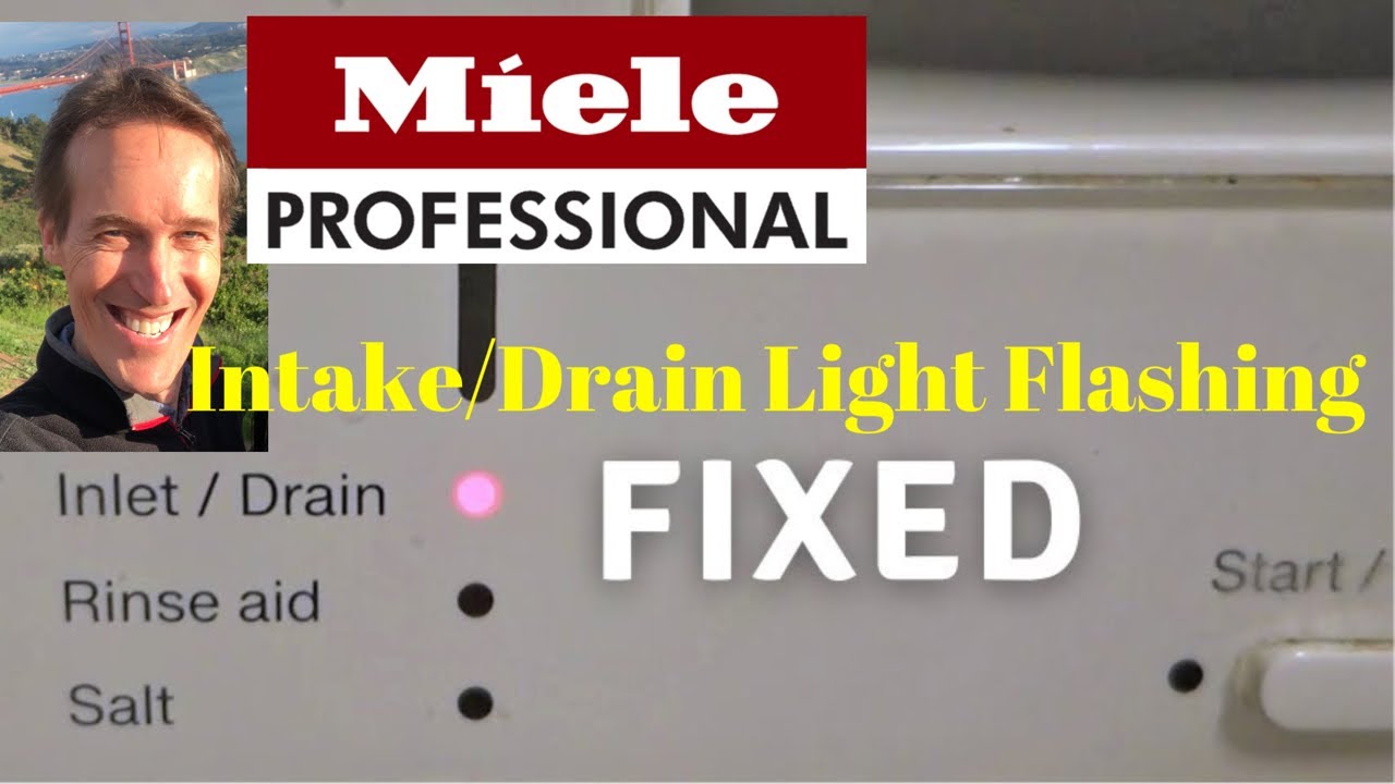✨ Miele Dishwasher - Intake Drain Light Flashing - FIXED With A FORK In 5 MINUTES ✨
