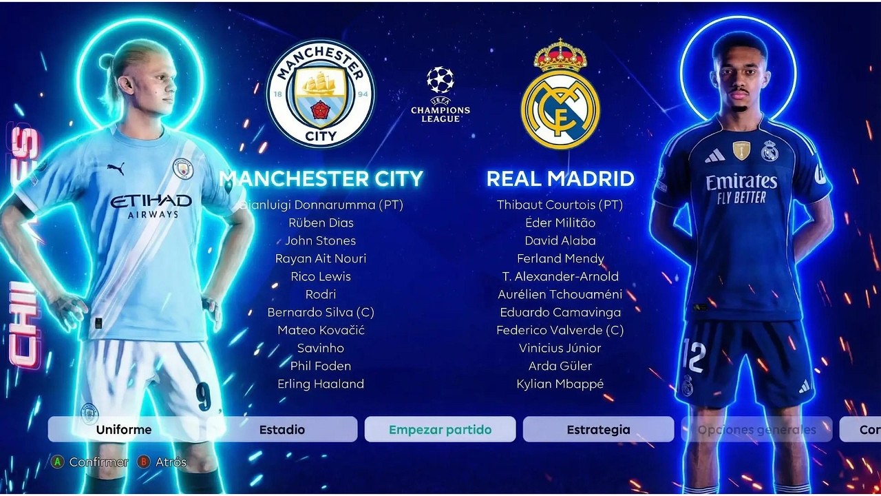 Manchester City vs Real Madrid, Octavos de final 