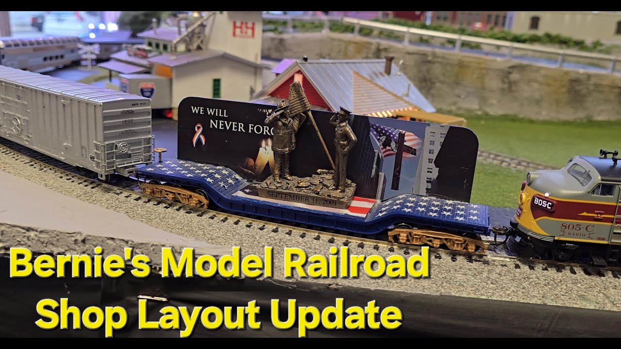 Bernie's Model Railroad Shop Display Update.