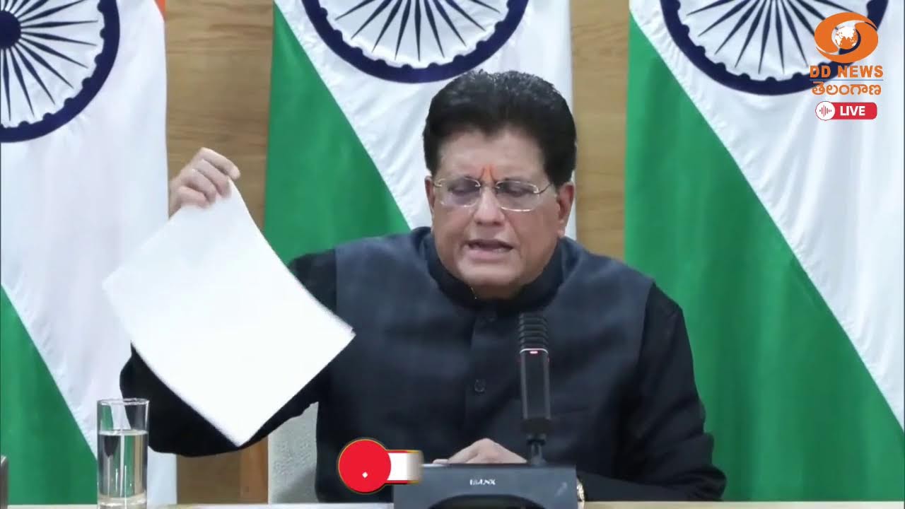 🔴LIVE: Media Address on #IndiaUSTradeDeal, New Delhi