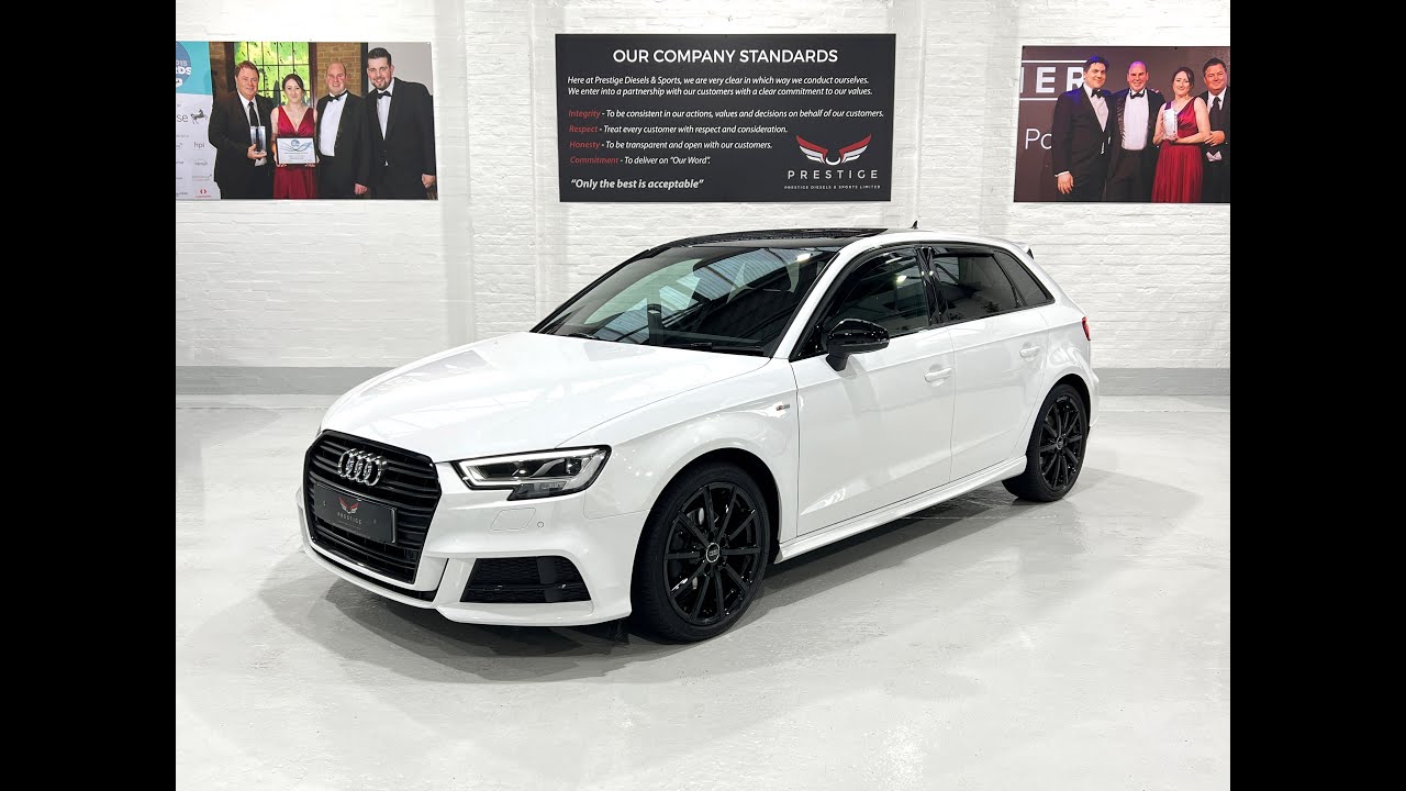 2020 Audi A3 1.5 S Line Black Edition 35 TFSi Auto Panoramic Roof Sound & Comfort Pack