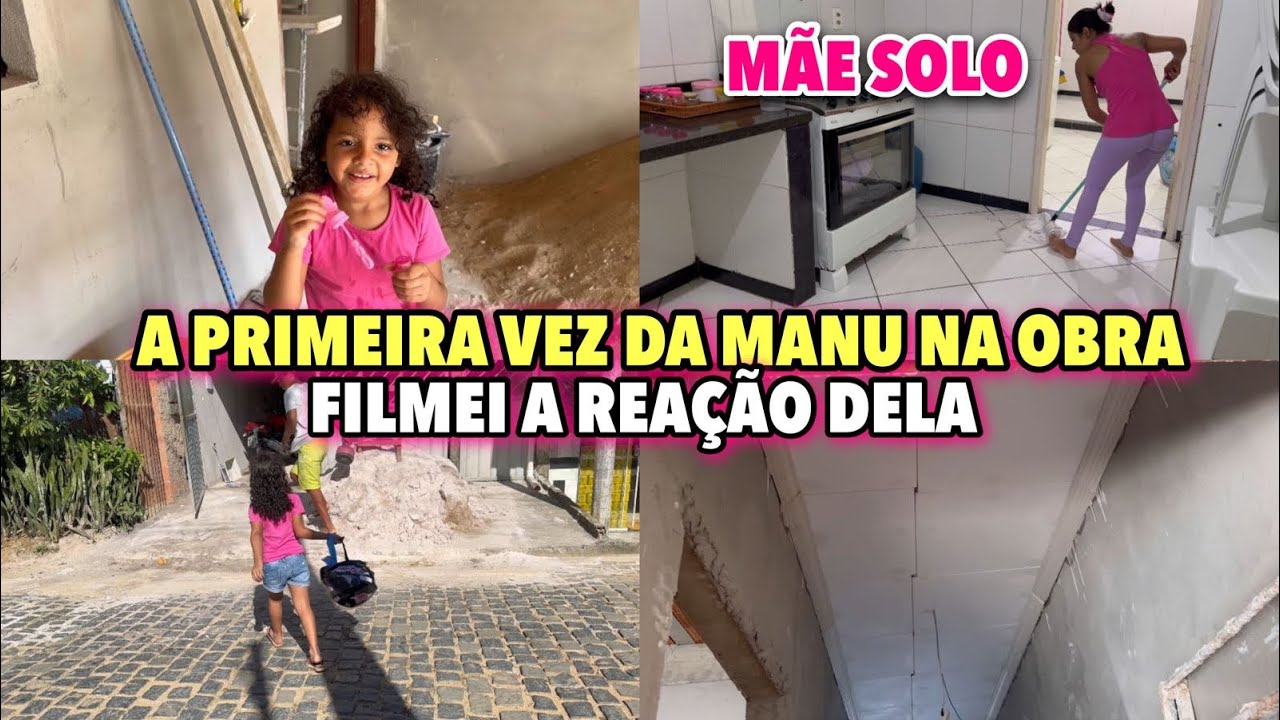 DIÁRIO DA OBRA + ATUALIZAÇÃO // FAXINA NA COZINHA + ROTINA DA TARDE !!