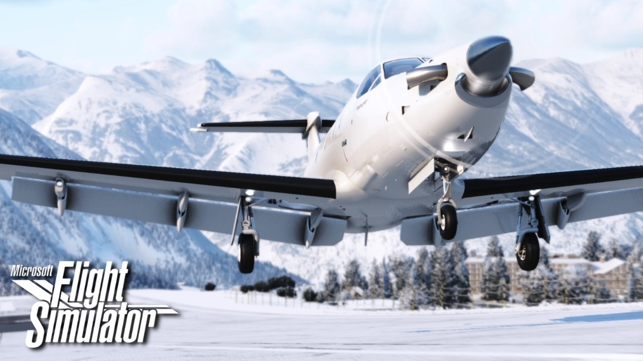 Microsoft Flight Simulator | Pilatus PC-12 | World's Most Dangerous Airports | Locher ✈ Courchevel