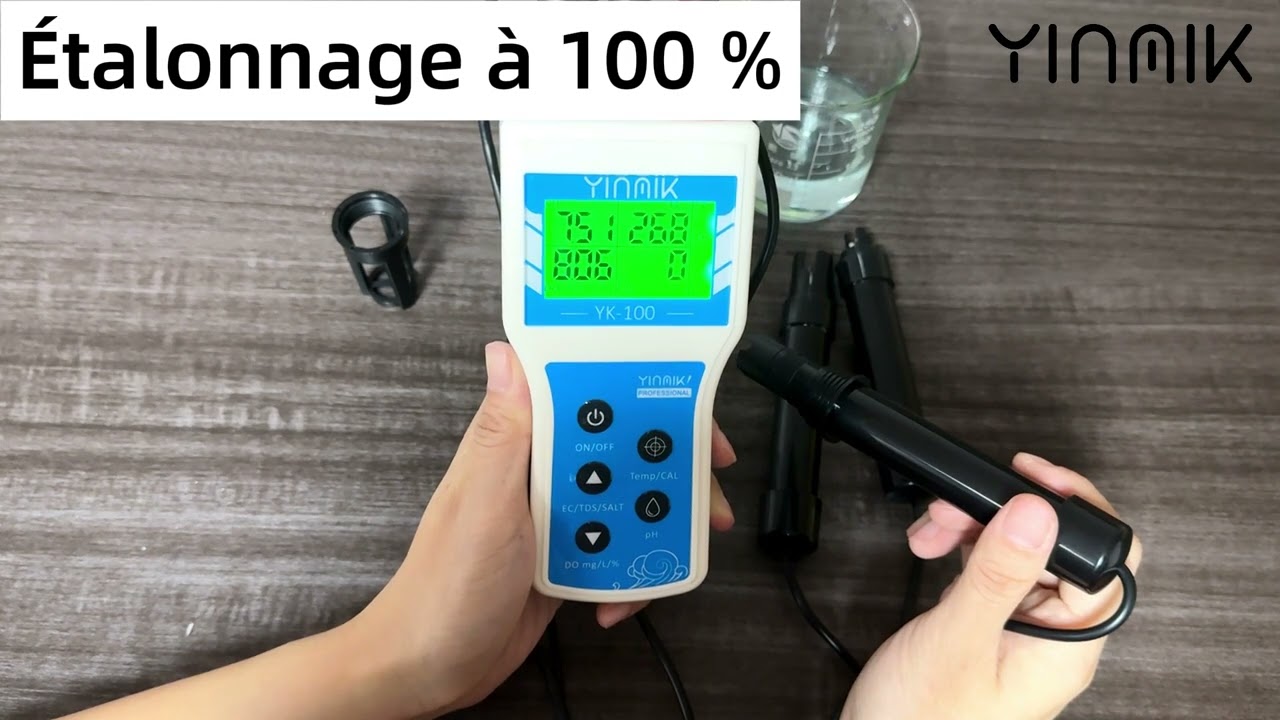 &Eacute;talonnage de l'oxyg&egrave;ne dissous YK-100