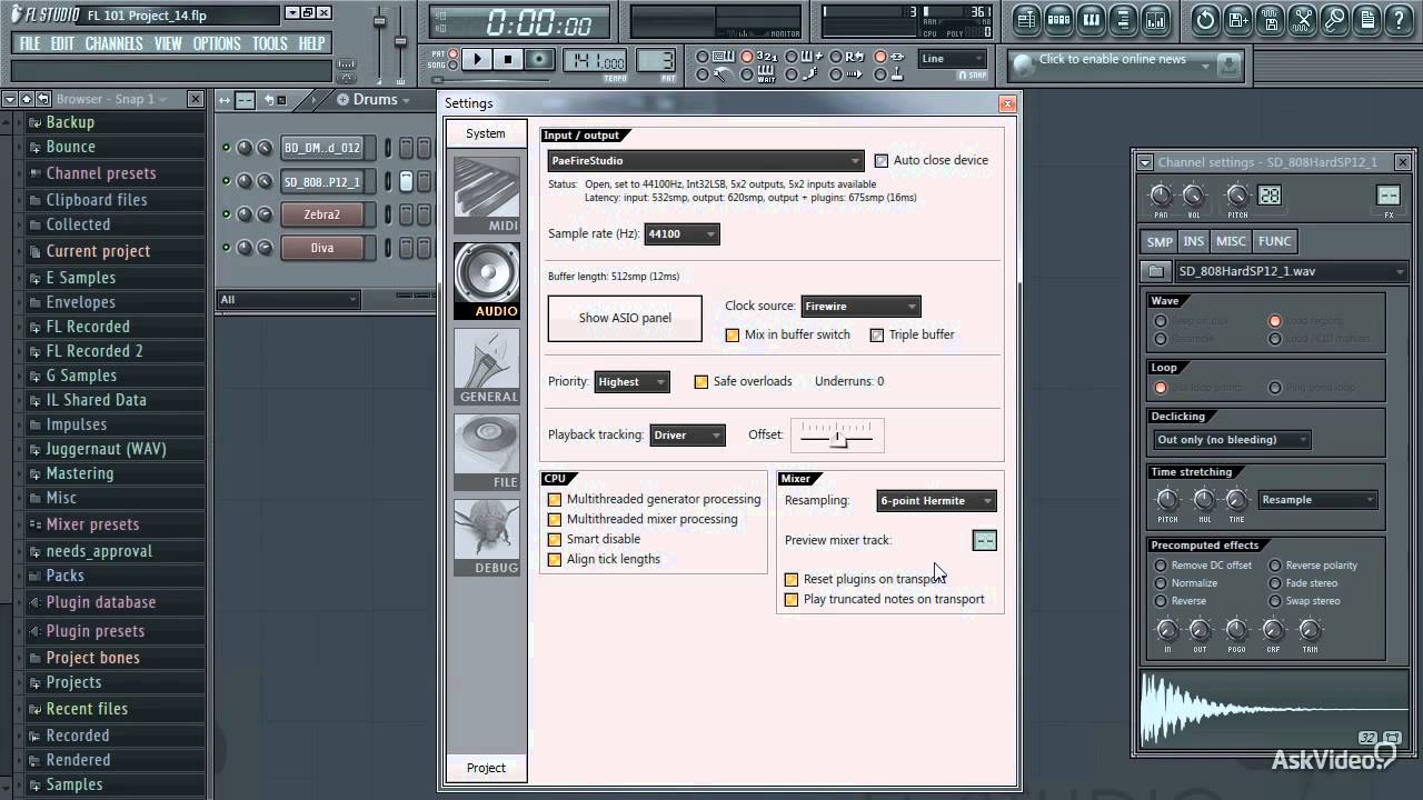 FL Studio Tutorial CPU Optimization
