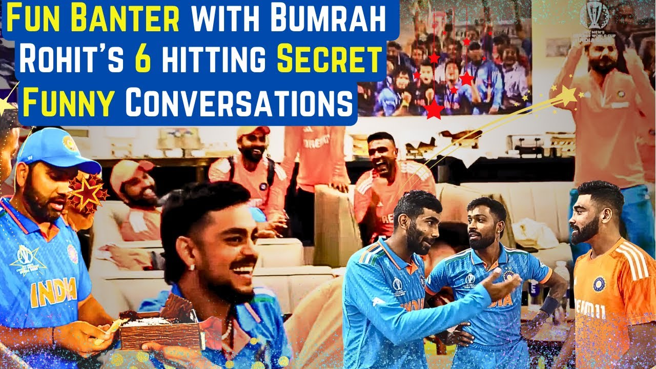 Behind the Dressing Room Scenes😂🤣 Hardik | Boom Boom Bumrah | Hitman |Miya Bhai !!