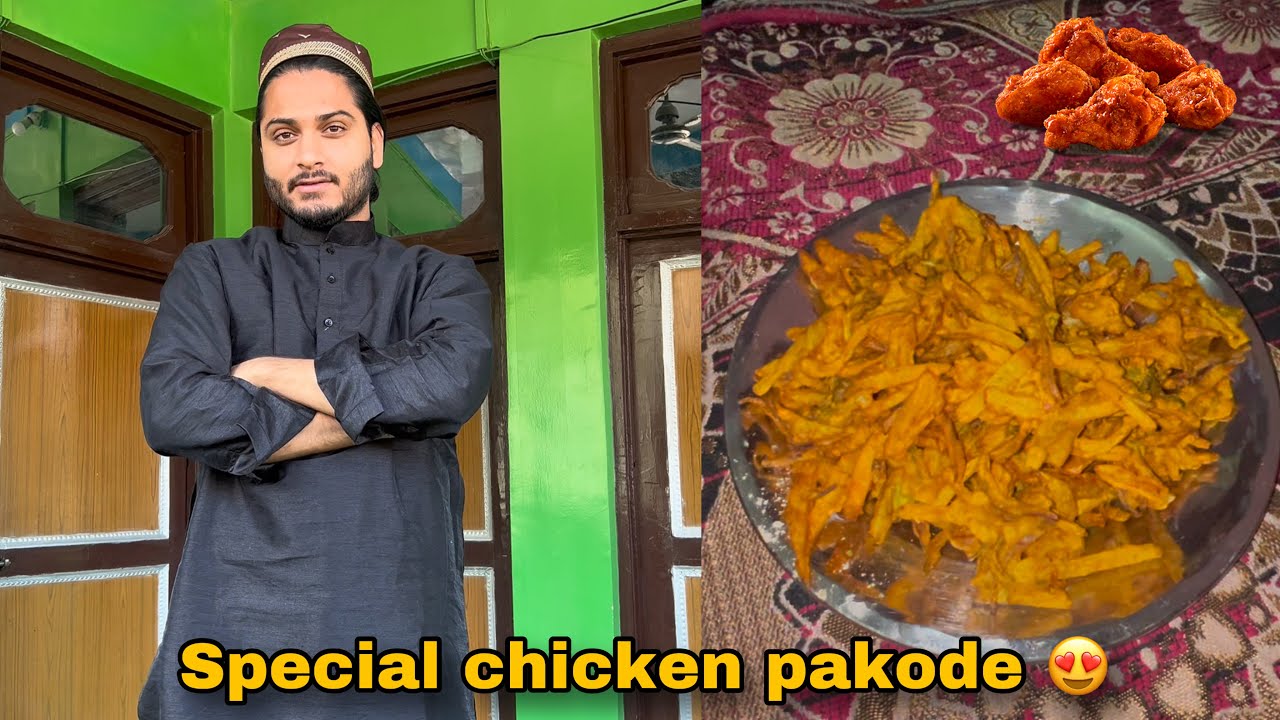 Special pakode by bhabi 😍 maza aagya 🤤