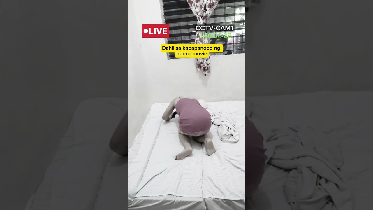Dahil sa kapapanood ng horror movie