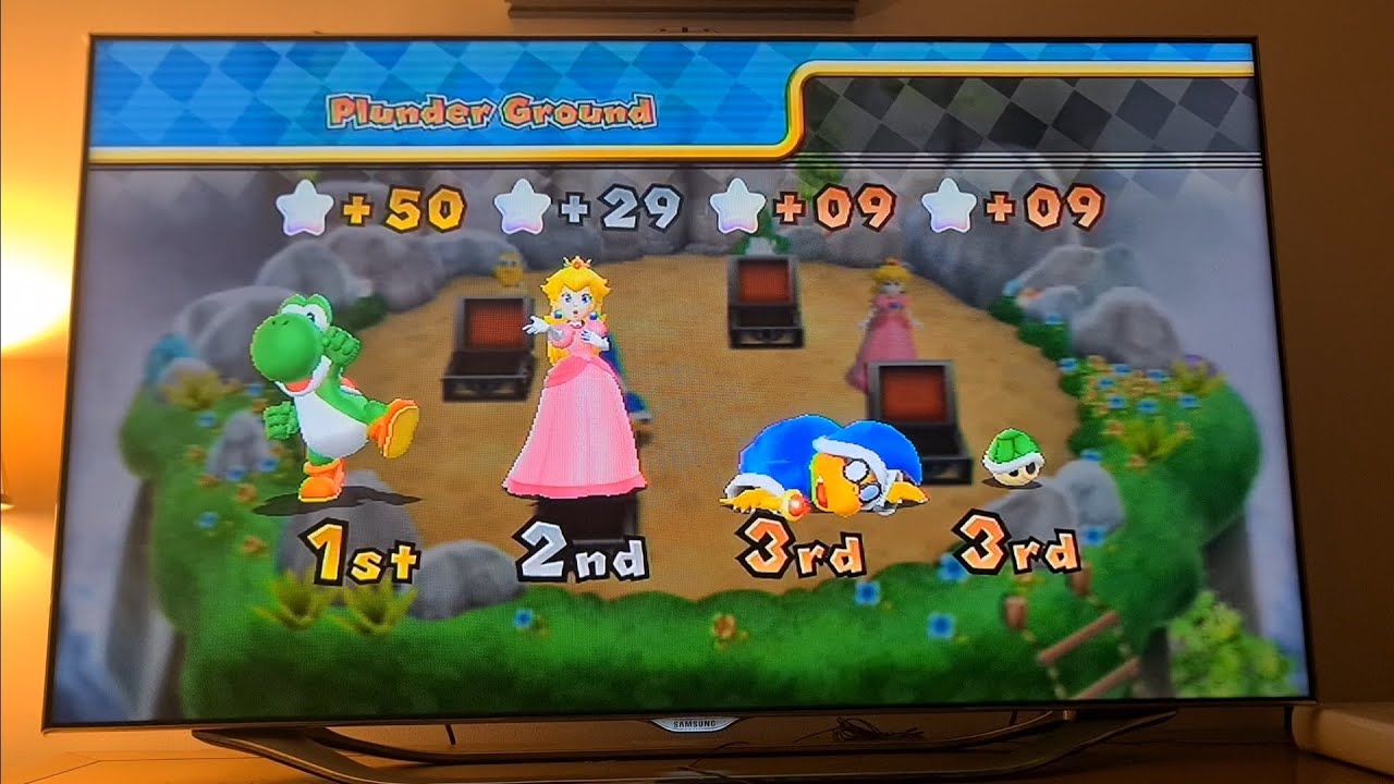 Mario Party 9 Bowser Station #8 Yoshi vs Peach vs Magikoopa vs Koopa Troopa